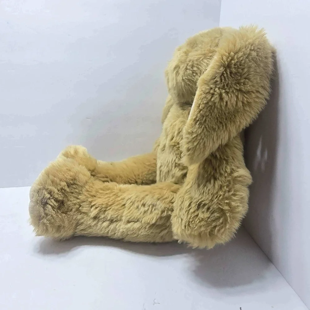 Build A Bear Workshop Tan Floppy Bunny Rabbit Plush Lop Ears Shaggy 18 Inch